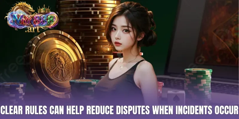 Clear rules can help reduce disputes when incidents occur