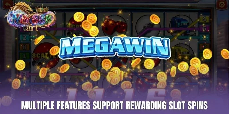 Multiple features support rewarding slot spins