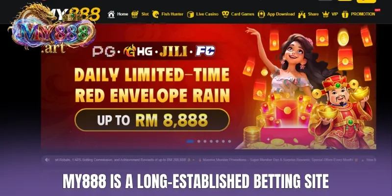 MY888 is a long-established betting site
