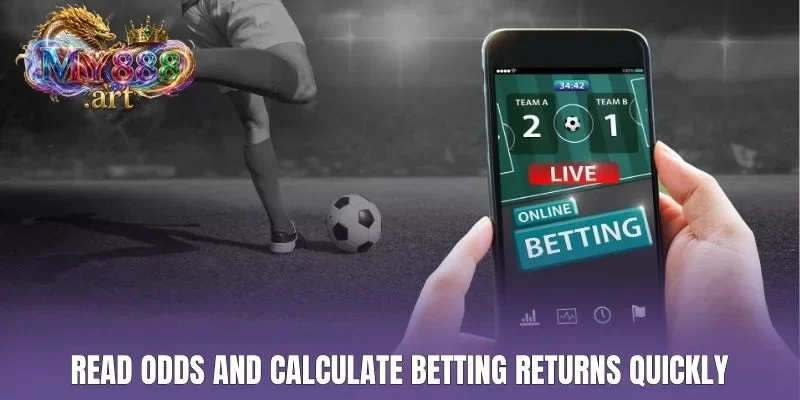 Read odds and calculate betting returns quickly