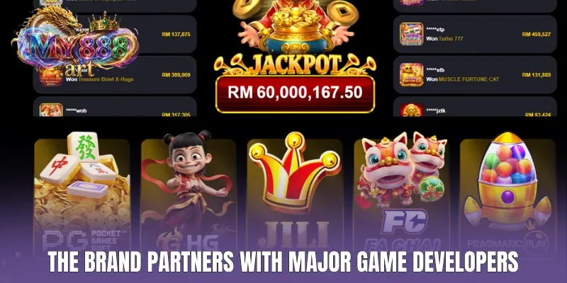 The brand partners with major game developers