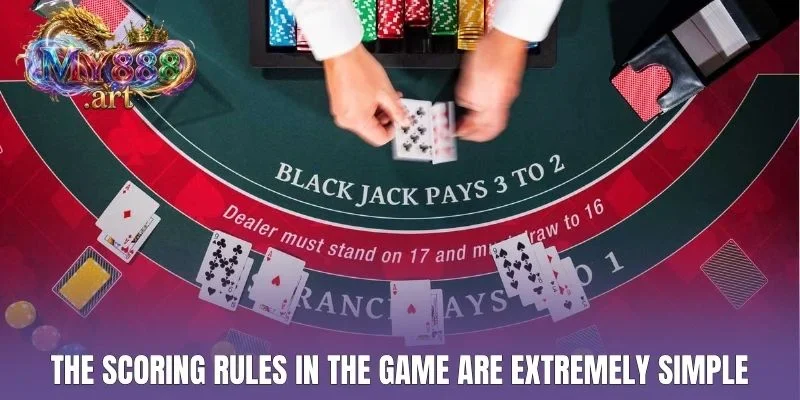 The scoring rules in the game are extremely simple